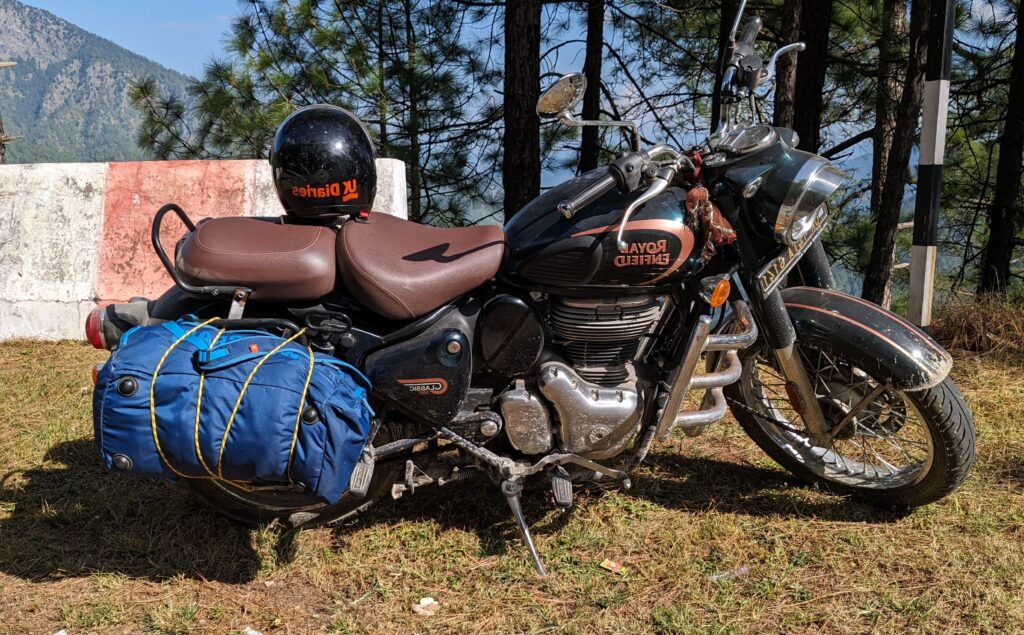 Royal Enfield Classic on rent in Rishikesh