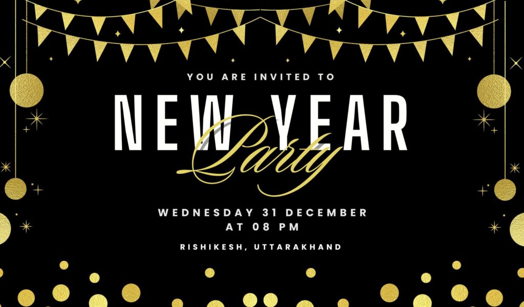 New year party in Rishikesh