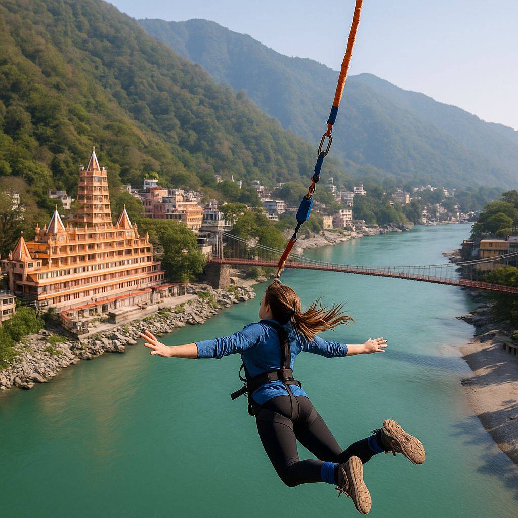 Bungee Jumping In Rishikesh